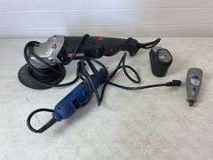 6" Craftsman sander/polisher and Wen rotary tool kit
