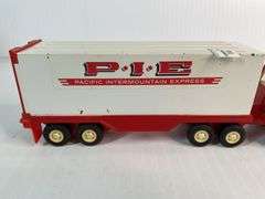 1980 Tonka Pacific Intermountain Express Semi-Truck and Trailer