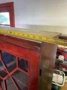 VINTAGE SECRETARY DESK WITH CHINA HUTCH