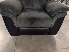 Swade manual rocker recliner with leather accents - great condition