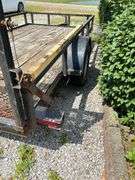 Top Brand 6x10 bumper hitch trailer w/ drop gate