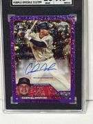 2023 Topps Chrome Update Gabriel Moreno Purple Speckle Autograph #212/299 (SGC 9.5, Auto 10)