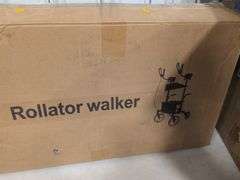 Upright Rollator Walker and pet safety fence - both new in box