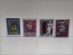 2021 Donruss Optic Rated Rookie Pat Freiermuth Blue Hyper Short Print Parallel RC, 2024 Panini Prizm