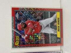 2025 Topps Cade Povich 35th Anniversary Purple Refractor RC (#’d 33/50) and 2025 Topps Rece Hinds 35