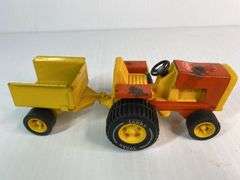 1970s Tonka Lawn Tractor & Trailer