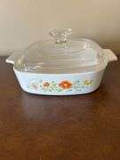 CorningWare Wildflower A-1-B Casserole Dish with Lid