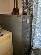 PAIR OF METAL CABINETS AND CONTENTS