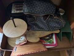 DISPLAY CUPBOARD, WOODEN SHELVING, HALL TREE AND MORE