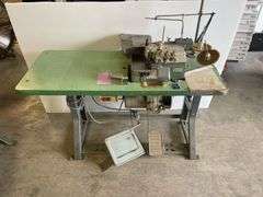 Wilcox and Gibbs surger industrial sewing machine with foot pedals
