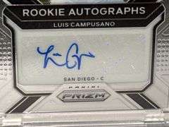 2021 Panini Prizm Luis Campusano Autographed RC