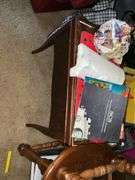 PAIR OF NIGHTSTANDS, END TABLE AND CONTENTS