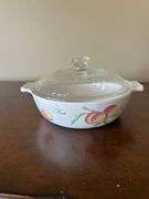 Narumi Neoceram Casserole Dish with Fruit Pattern and Lid