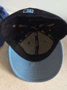 Vintage blue Indians hat and blue hat