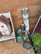 OUTDOOR DECOR BENCH, LIGHTHOUSE AND MORE