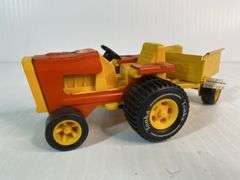 1970s Tonka Lawn Tractor & Trailer