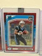 2024 Donruss Optic Rated Rookie Red Pandora Short Print Parallel Refractors of Jonathon Brooks, Roma