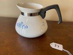 Corning Ware Blue Cornflower Coffee/Tea Pot