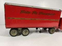 1940s/50s Tonka Toys Transport Tractor Trailer #140