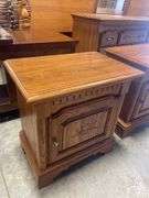 (2) matching wooden night stands