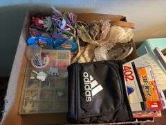 MINI FRIDGE AND CRAFT SUPPLIES