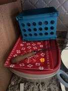 CROCKPOT, CAKE BOWLS, CUPS/WATER BOTLES, AND MORE