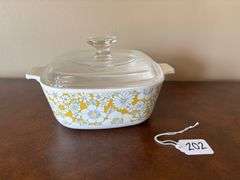 CorningWare Floral Bouquet Casserole Dish with Lid