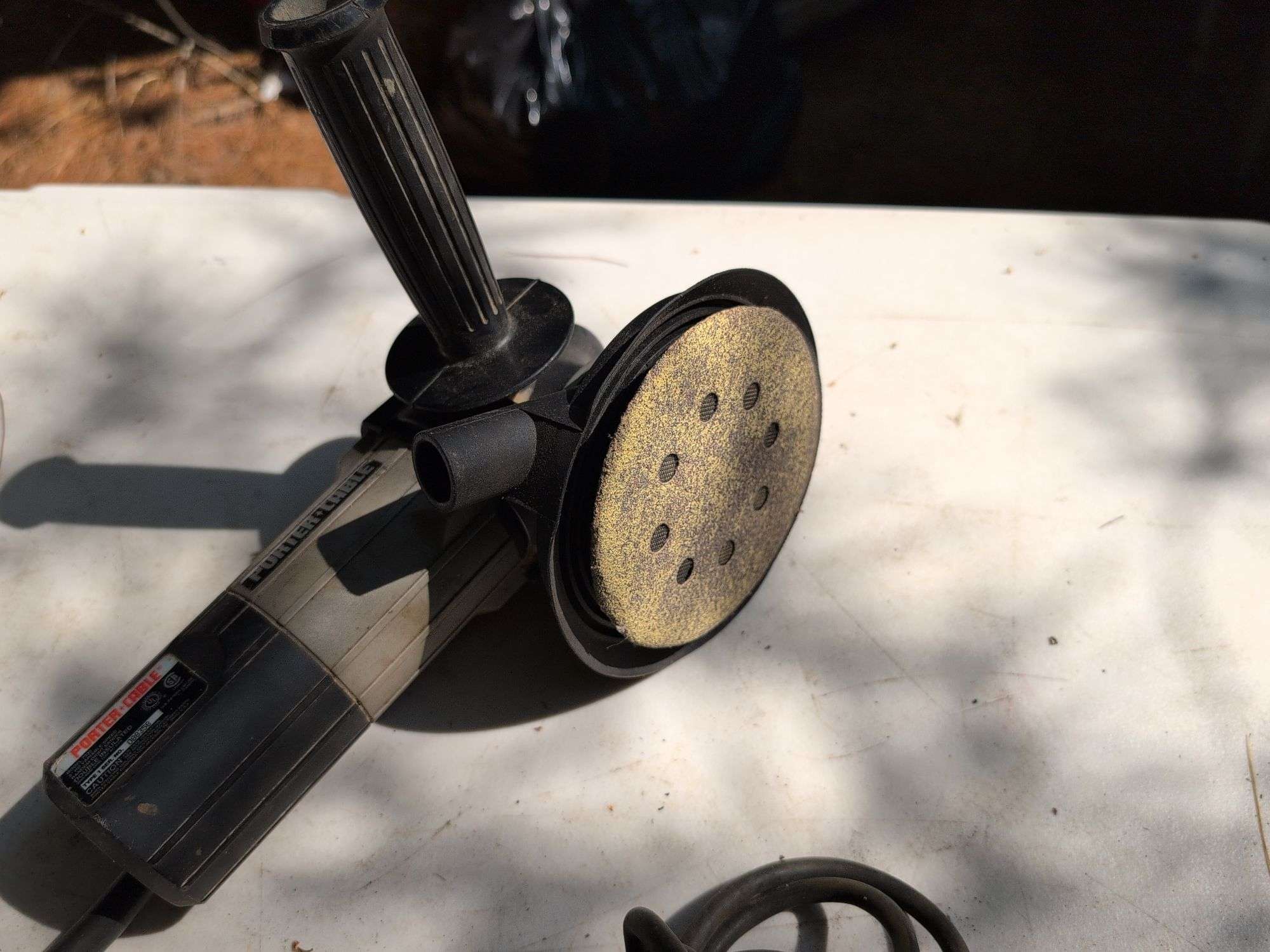 Dremel contour sander and Porter Cable orbit sander