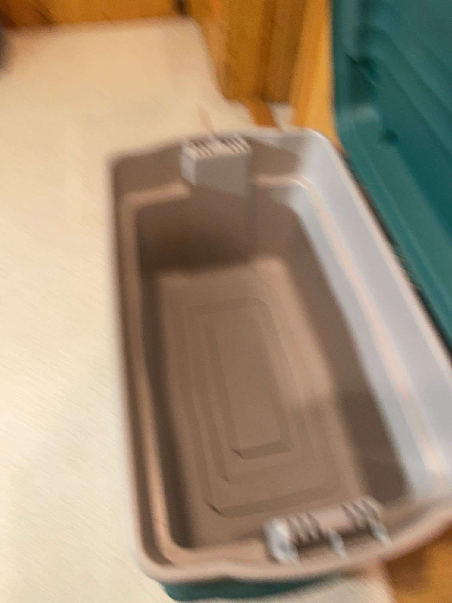 (2) matching Rubbermaid totes