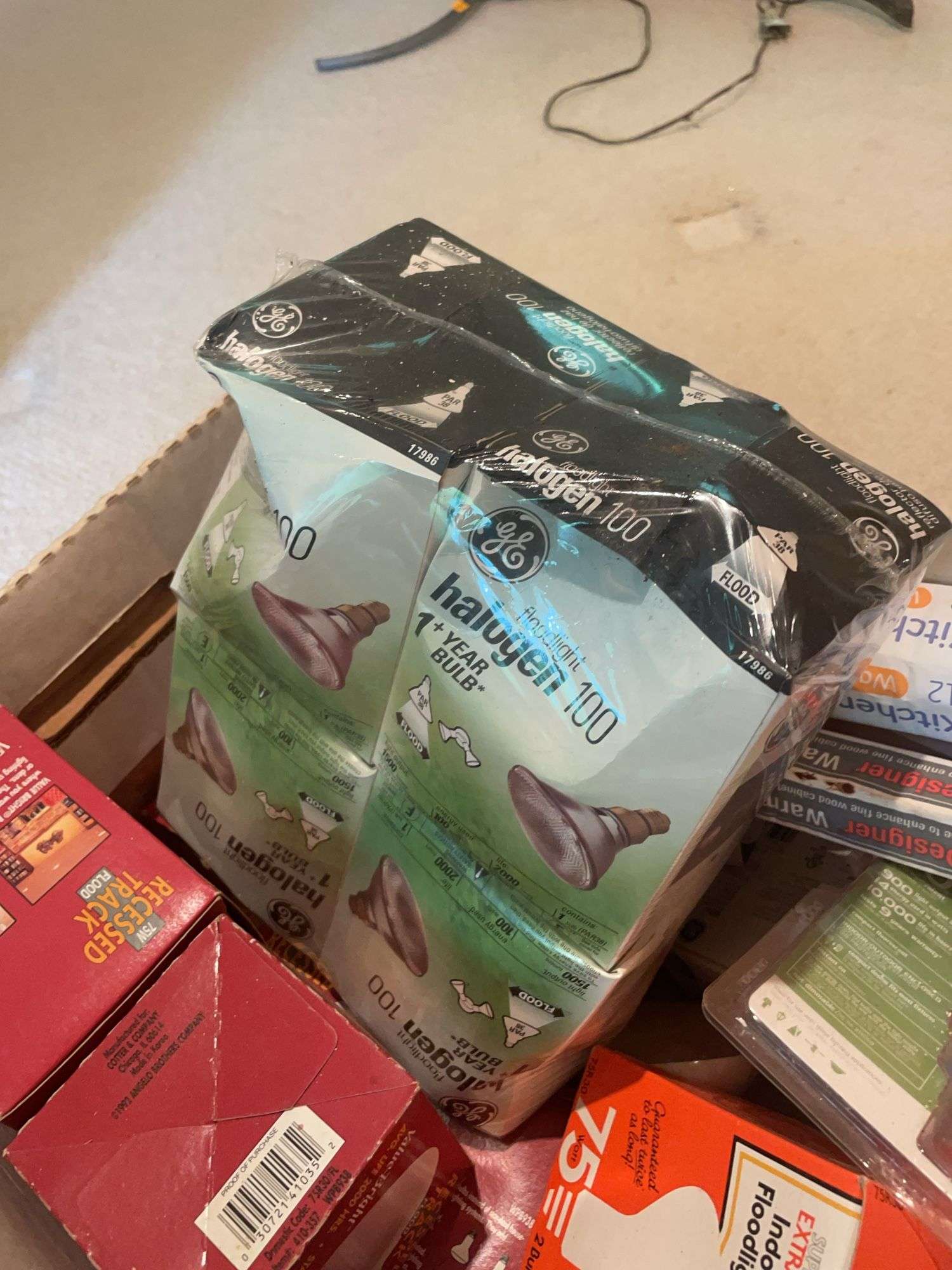 (3) boxes of misc. light bulbs