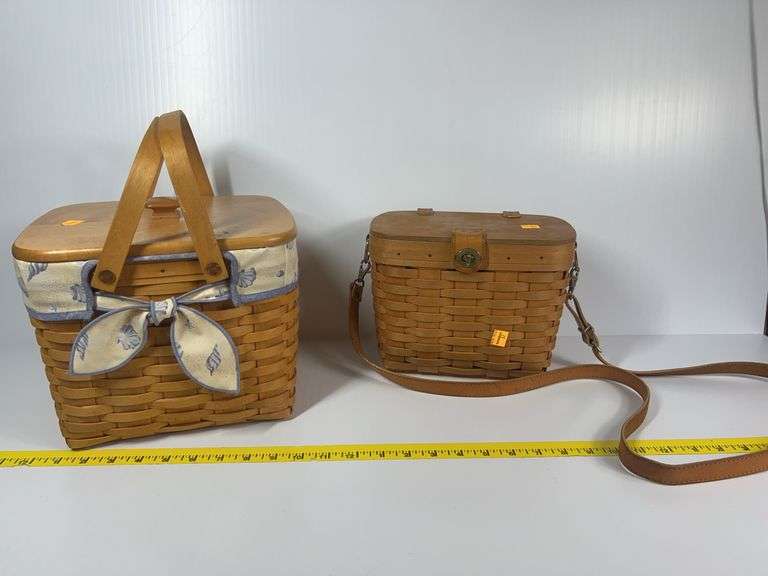 Longaberger Purse, Longaberger Beachcomber Basket