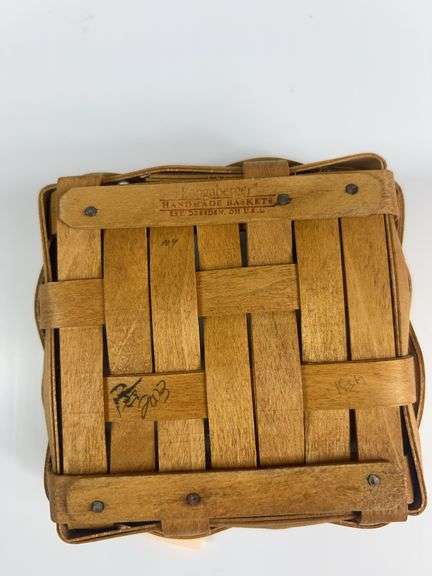 Longaberger Collectors Club Membership Charter Member Basket, Longaberger Father’s Day Caddy Basket,
