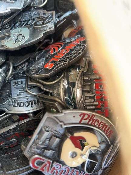 Large Assortment of Belt Buckles