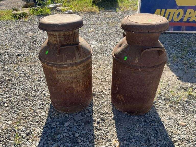 Two Milk Cans