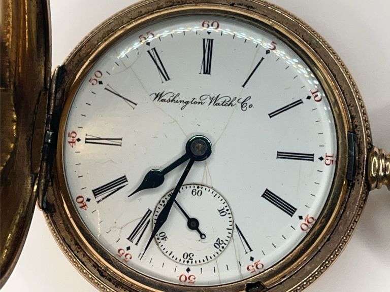 Washington Watch Co. Liberty Bell 21 Jewel Pocket Watch