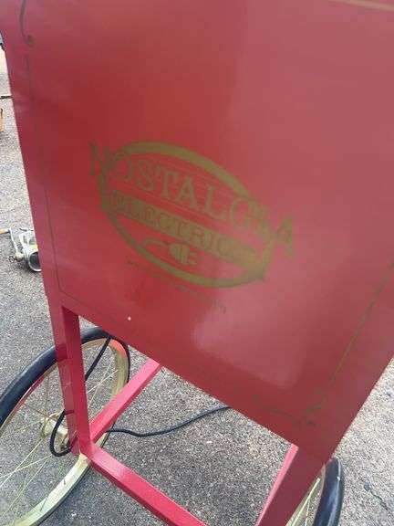 Old Fashioned Movie Time Popcorn Machine