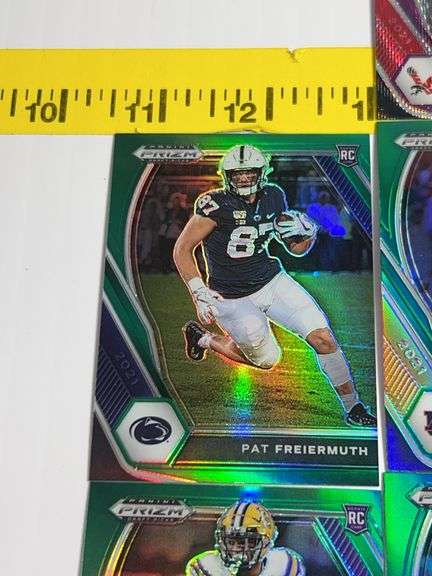 Assortment of College Football Trading Cards