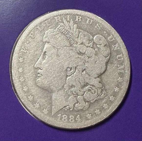 Lot of Two (2) Morgan Silver Dollars with Commemorative Cards & Stamps