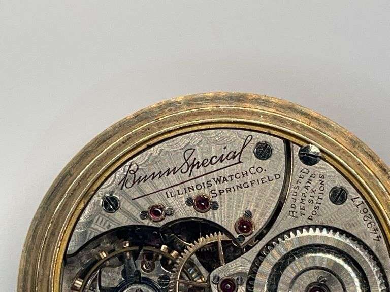 Illinois Bunn Special 23 Jewel Pocket Watch