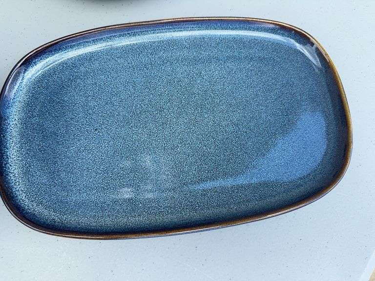 Reactive Glaze Stoneware Dinner Plates