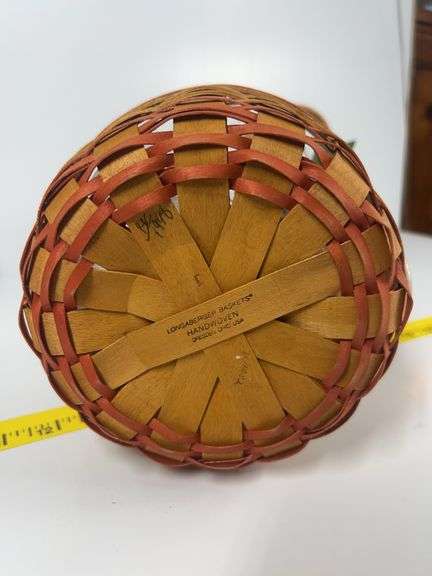 1995 Longaberger Hope Basket, 1998 Longaberger Mother’s Day Basket, Longaberger Latching Basket