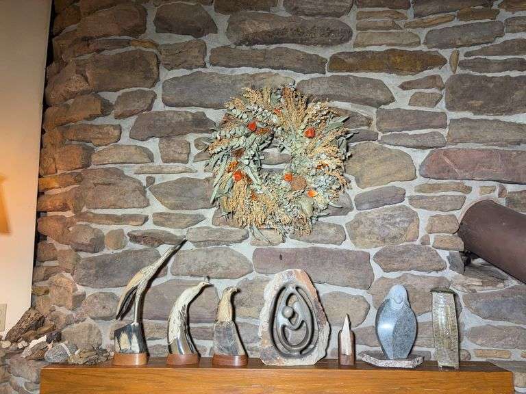 Decorative mantel pieces - figurines, rocks, and more