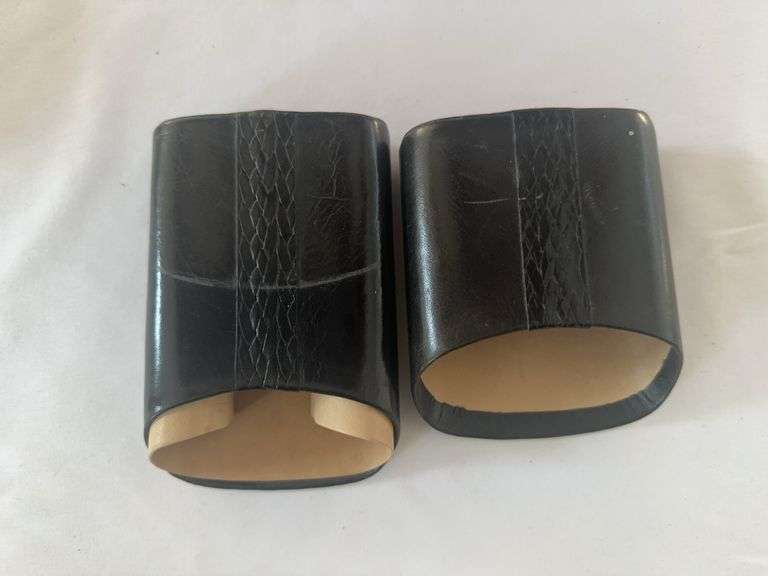 Cigar Case, (2) Stuffed Animals, Basket, (4) Napkin Rings, and other misc.
