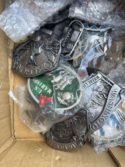 Large Assortment of Belt Buckles