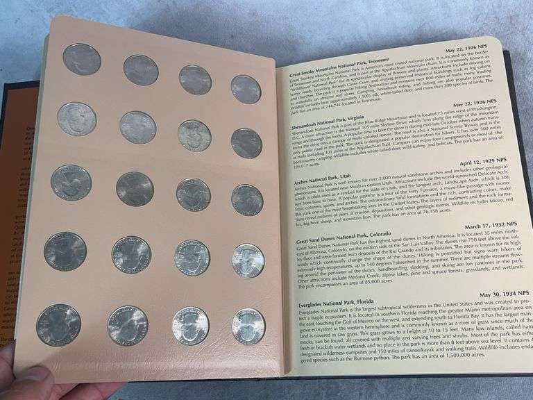 2010-2021 America’s Beautiful National Parks Washington Quarters