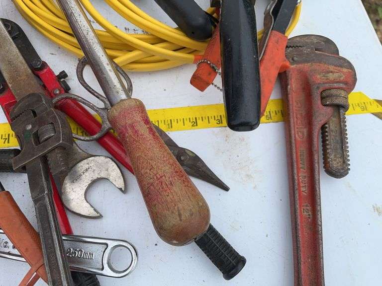 Crate with Variety of Tools