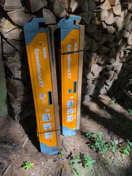 (2) Speedhorse XT collapsible saw horses
