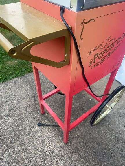 Old Fashioned Movie Time Popcorn Machine