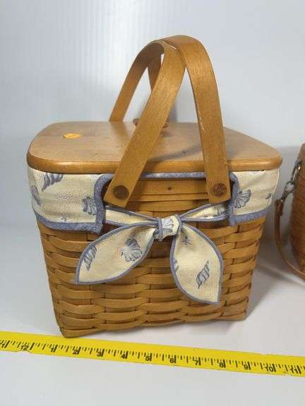 Longaberger Purse, Longaberger Beachcomber Basket
