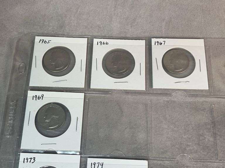 Susan B Anthony Dollars, Kennedy Halves, Washington Quarters, Buffalo Nickels ￼